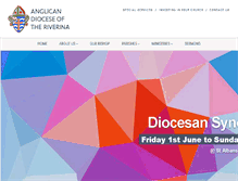 Tablet Screenshot of anglicanriverina.com